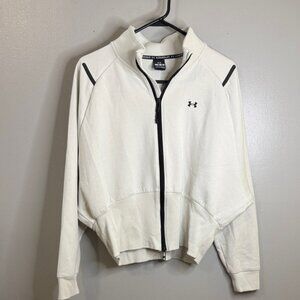 Under Armour Women's Off-White Bomber Jacket
